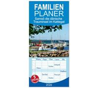 Familienplaner 2026 - Samsö die dänische Trauminsel im Kattegat mit 5 Spalten (Wandkalender, 21 x 45 cm) CALVENDO: Verliebt in eine Insel