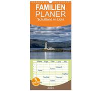 Familienplaner 2026 - Schottland im Licht mit 5 Spalten (Wandkalender, 21 x 45 cm) CALVENDO: Beeindruckende Landschaften und Baudenkmäler von Edinburgh bis zu den Orkney-Inseln