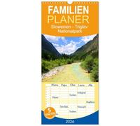 Familienplaner 2026 - Slowenien - Triglav Nationalpark mit 5 Spalten (Wandkalender, 21 x 45 cm) CALVENDO: Eindrucksvolle Bilder aus dem Triglav Nationalpark in Slowenien.