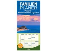 Familienplaner 2026 - Varigotti - Küstenschönheit Liguriens mit 5 Spalten (Wandkalender, 21 x 45 cm) CALVENDO: Ein Wandkalender präsentiert das atemberaubende Küstendorf Varigotti in Italien.