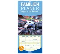 Familienplaner 2026 - Vollgas in der Formel 1 mit 5 Spalten (Wandkalender, 21 x 45 cm) CALVENDO: Digital Arts und Formel 1