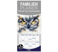 Familienplaner 2026 - Wächter des Zauberwaldes mit 5 Spalten (Wandkalender, 21 x 45 cm) CALVENDO: Unsichtbar für die meisten, beschützen sie die alten ... Ortes, an dem Magie und Natur eins sind.