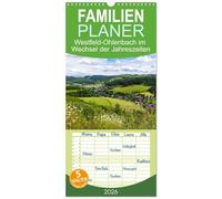 Familienplaner 2026 - Westfeld-Ohlenbach im Wechsel der Jahreszeiten mit 5 Spalten (Wandkalender, 21 x 45 cm) CALVENDO: In Westfeld und Ohlenbach hat jede Jahreszeit ihre schönen Seiten.