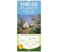 Familienplaner 2026 - Wunderschönes "Altes Land" mit 5 Spalten (Wandkalender, 21 x 45 cm) CALVENDO: Obstanbaugebiet Elbmarsch von Stade bis Hamburg