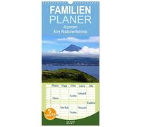 Familienplaner 2027 - Azoren - Ein Naturerlebnis mit 5 Spalten (Wandkalender, 21 x 45 cm) CALVENDO: Wanderer und Naturliebhaber sind begeistert von der Schönheit der Natur auf den Azoren.