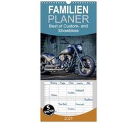 Familienplaner 2027 - Best of Custom- and Showbikes mit 5 Spalten (Wandkalender, 21 x 45 cm) CALVENDO: Exklusive Custombikes von Rick´s Motorcycles