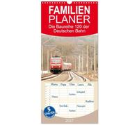 Familienplaner 2027 - Die Baureihe 120 der Deutschen Bahn mit 5 Spalten (Wandkalender, 21 x 45 cm) CALVENDO: Diese Lokomotive ist heute kaum noch anzutreffen.