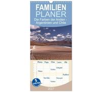 Familienplaner 2027 - Die Farben der Anden - Argentinien und Chile mit 5 Spalten (Wandkalender, 21 x 45 cm) CALVENDO: Eine Palette von Farben