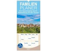 Familienplaner 2027 - Ein Spaziergang durch Rothenburg ob der Tauber mit 5 Spalten (Wandkalender, 21 x 45 cm) CALVENDO: Rothenburg ob der Tauber rund ums Jahr