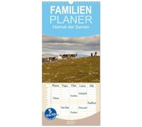Familienplaner 2027 - Heimat der Samen mit 5 Spalten (Wandkalender, 21 x 45 cm) CALVENDO: In Finnlands Norden kann man dem Lärm und der Hektik entfliehen und die Ruhe und Stille in der Wildnis finden.