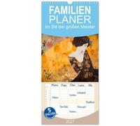 Familienplaner 2027 - Im Stil der großen Meister mit 5 Spalten (Wandkalender, 21 x 45 cm) CALVENDO: Die Momentaufnahme einer Interpretation
