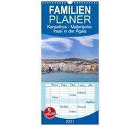 Familienplaner 2027 - Karpathos - Malerische Insel in der Ägäis mit 5 Spalten (Wandkalender, 21 x 45 cm) CALVENDO: Die Ägäis Insel Karpathos im Jahresüberblick