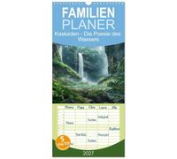 Familienplaner 2027 - Kaskaden - Die Poesie des Wassers mit 5 Spalten (Wandkalender, 21 x 45 cm) CALVENDO: Kaskaden der Fantasie: Zwölf Monate malerischer Inspiration