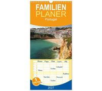Familienplaner 2027 - Portugal mit 5 Spalten (Wandkalender, 21 x 45 cm) CALVENDO: 12 farbenfrohe Monate mit dem beliebten Traumziel Portugal.
