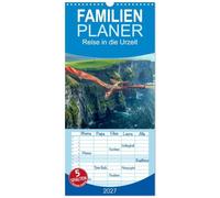 Familienplaner 2027 - Reise in die Urzeit mit 5 Spalten (Wandkalender, 21 x 45 cm) CALVENDO: Eine Zeitreise durch die Vergangenheit der Tierwelt.