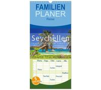 Familienplaner 2027 - Seychellen Traumstrände im Paradies mit 5 Spalten (Wandkalender, 21 x 45 cm) CALVENDO: Fernweh Sommer Sonne Strand und Meer