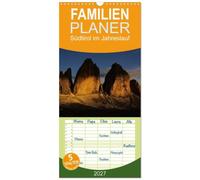 Familienplaner 2027 - Südtirol im Jahreslauf mit 5 Spalten (Wandkalender, 21 x 45 cm) CALVENDO: Südtirol im Jahreslauf