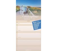 Familienplaner Seeblick 2025 - Familien-Timer 22x45 cm - mit Ferienterminen - 5 Spalten - Wand-Planer - mit vielen Zusatzinformationen - Alpha Edition