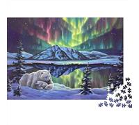 Famille d'ours polaires 70x50cm/1000pcs Puzzles Adaptés Aux Adultes Et Aux Personnes Âgées De 14 ANS Et Plus