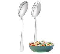 FAMILY 1 Set Cubiertos Ensalada 21.3x4.5CM Acero Inoxidable Diseño Liso, Elegancia y Funcionalidad para Cada Ocasión, Cubiertos de Alta Gama para Hogar y Restaurante