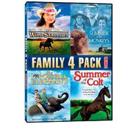 Family 4 Pack, Volume 4: The Wild Stallion / Summer Of The Monkeys / The Impossible Elephant / Summer Of The Colt