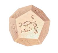 Family Activity Decision Dice - Compact Wooden Rolling Cubes, Creative Social Interaction Toy, Lightweight Travel Friendly Design, Durable Engraved Blocks | Outdoor Team Bonding, Boyfriend Girlfriend