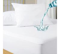 Family Bedding Protector de colchón para cama de matrimonio, 100% impermeable, 160 x 200 cm