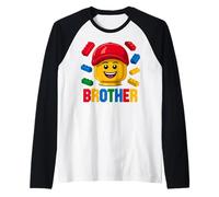 Family Brother Master Builder Bloques de ladrillo para niños Camiseta Manga Raglan