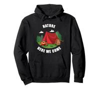 Family Camping Vacation Trip - Nature Here We Come Sudadera con Capucha