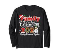 Family Christmas 2025 Matching Outfit Xmas Squad Santa Manga Larga