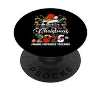 Family Christmas 2025 Matching Santa tee Xmas Pajamas Pjs PopSockets PopGrip Adhesivo