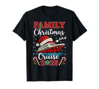 Family Christmas Cruise 2025 Festive Family Cruise Vacation Camiseta