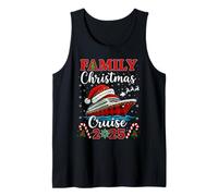 Family Christmas Cruise 2025 Festive Family Cruise Vacation Camiseta sin Mangas
