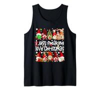 Family Christmas Gnomes For Women Who Loves Christmas Season Camiseta sin Mangas