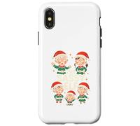 Family Elf The Sassy Elf Fun Woman Matching Group Carcasa para iPhone X/XS