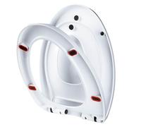 Family - Funda alargada 2 en 1 para asiento de inodoro, diseño grueso de liberación rápida para un uso fácil, ideal para baños familiares y comerciales, comodidad y comodidad