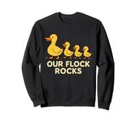 Family Funny Matching Group Our Flock Rocks Cute Yellow Duck Sudadera