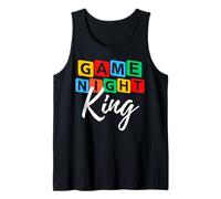 Family Game Night King Así es como Soy anfitrión de Game Night Camiseta sin Mangas