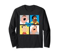 Family Guy Colorful Pop Art Character Grid Funny Cartoon Manga Larga
