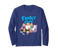 Family Guy Griffin Family with Logo Cartoon Manga Larga