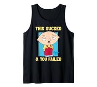 Family Guy Stewie This Sucked & You Failed Funny Cartoon Camiseta sin Mangas
