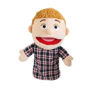 Family Hand Puppet Toys - Plush Father Mother, Brother Sister Character
