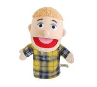 Family Hand Puppet Toys - Plush Father Mother, Brother Sister Character