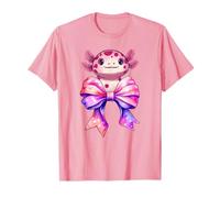 Family Happy Pets - Ajolote con lazo rosa Camiseta