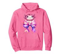 Family Happy Pets - Ajolote con lazo rosa Sudadera con Capucha