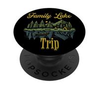 Family Lake Trip Matching Vacation Design For Families PopSockets PopGrip Adhesivo