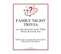 Family Night Trivia Book: 250+ Questions for Game Night, Parties & Family Fun