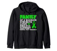 Family of a Warrior Cerebral Palsy Awareness CP Gifts Sudadera con Capucha