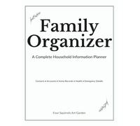 Family Organizer: A Complete Household Information Planner for Contacts, Records, Health, and Emergency Information