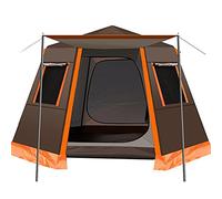 Family Outdoor Camping Tent Automatic Pop-Up Tent 3-4 Person Double Layer Instant Tent Easy Set Up Ideal Outdoor